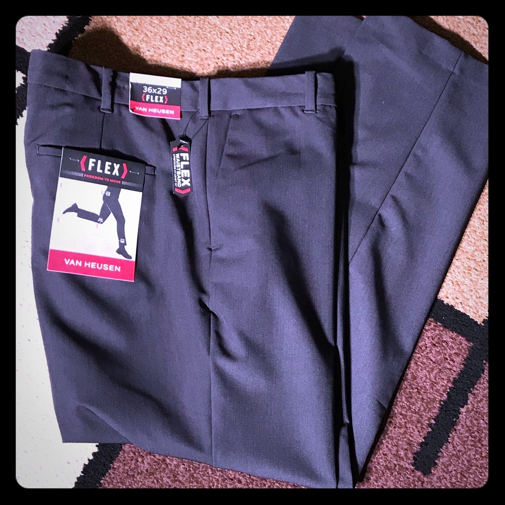 Men’s Van Heusen Black Dress Pants